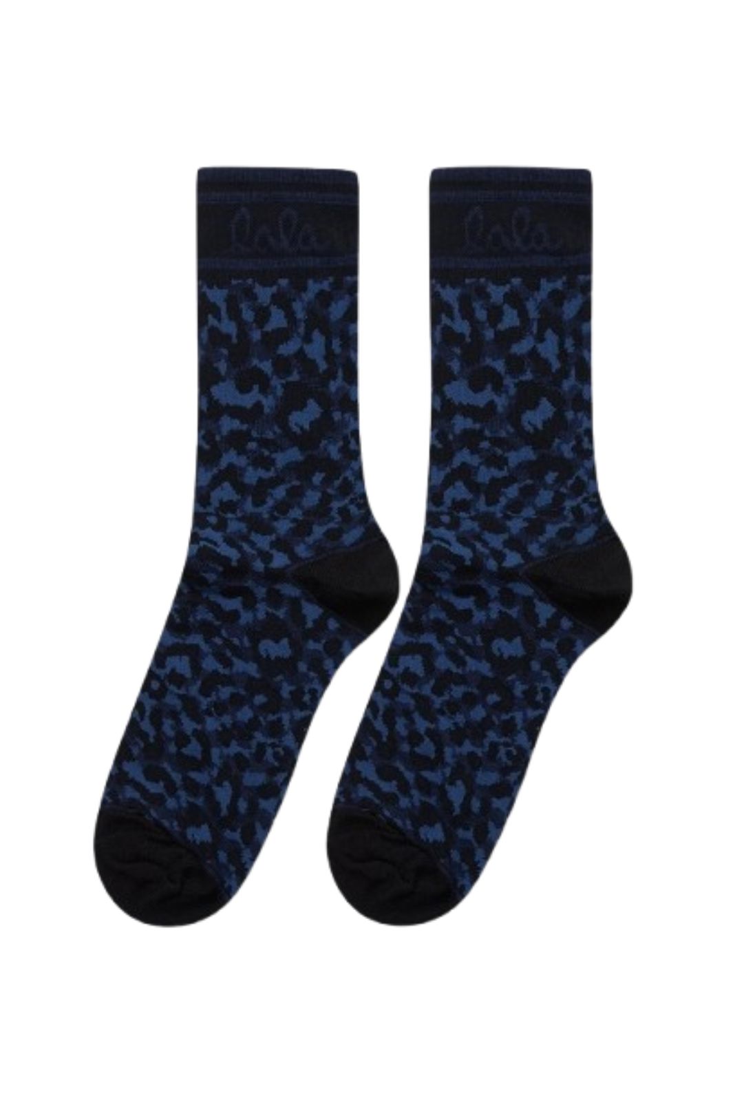 Lala Berlin - Socks Sanira 10022264 - Dark Navy Leo Sokker