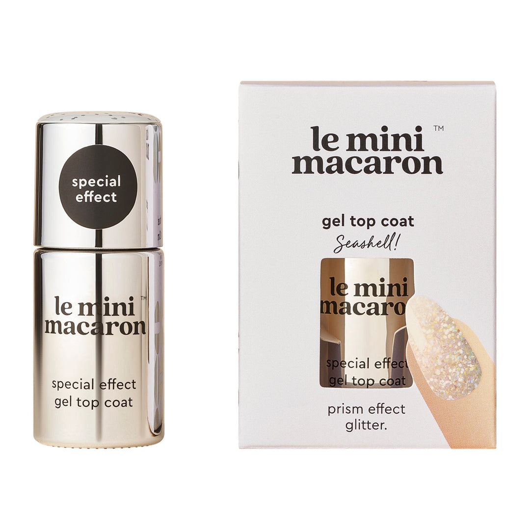 Le Mini Macaron - Single Gel Top Coat TOP004 - Seashell Negle ting