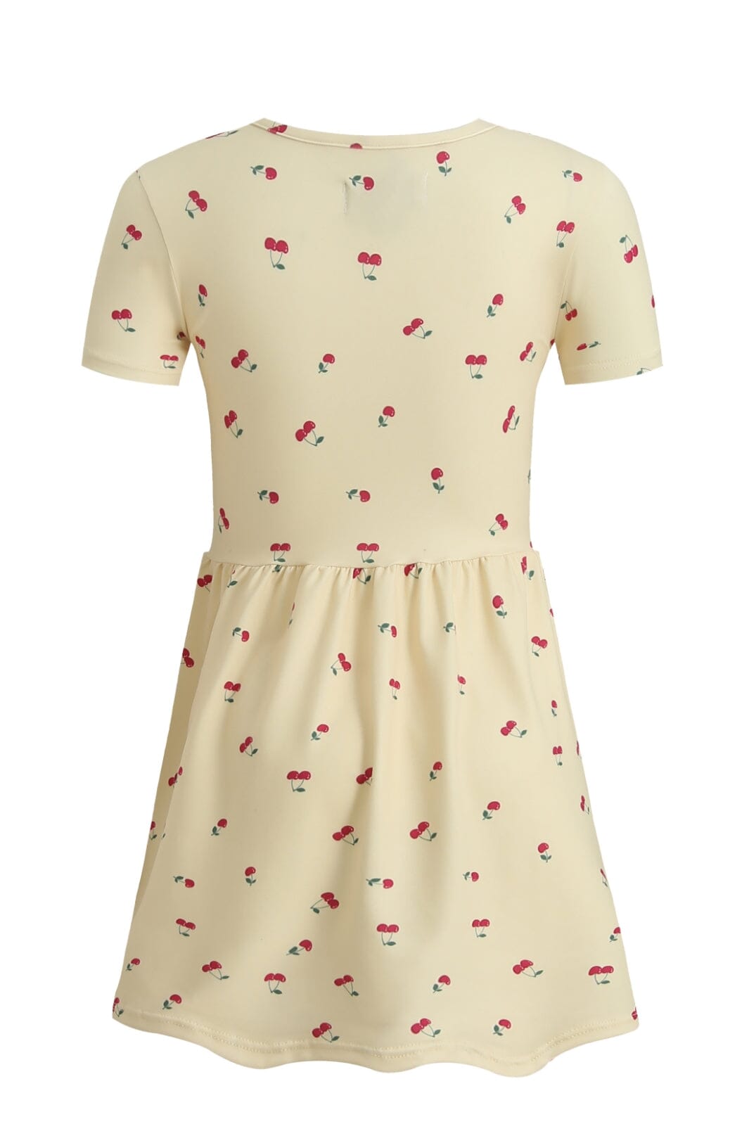 Liberte Ami - Alma-Ss-Babydoll-Dress (Kids) 9652 - Yellow Cherry