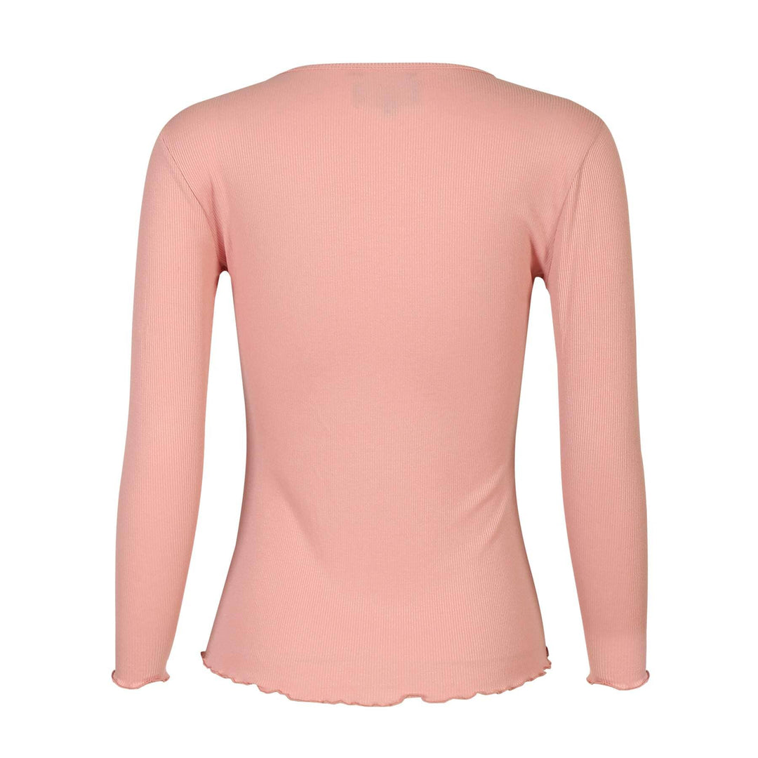 Liberte - Natalia Ls Round Neck Blouse 9914 - Dusty Rose Bluser