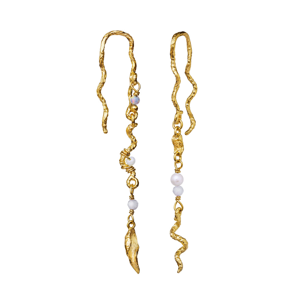 Maanesten - Elisa Earring 9746a - Coated With 18k Gold. Øreringe