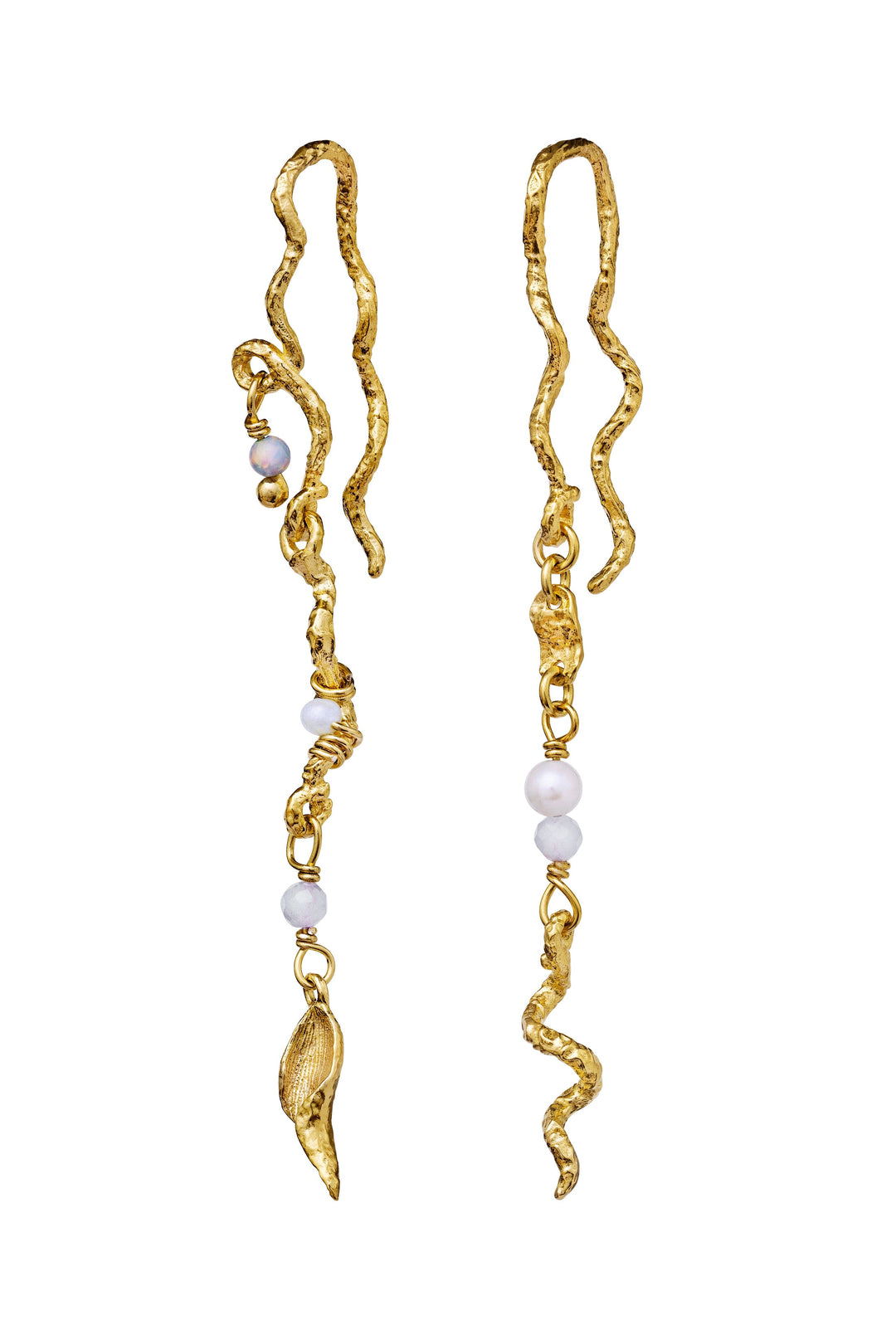 Maanesten - Elisa Earring 9746a - Coated With 18k Gold. Øreringe