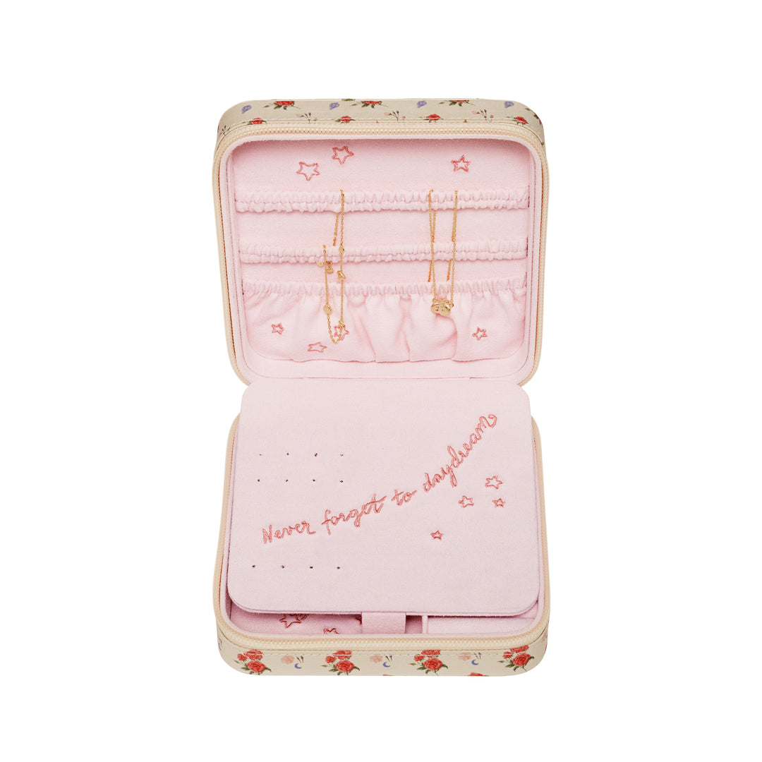 Maanesten - Jewelry Box Roses And Shells - 4062 Smykkeskrin