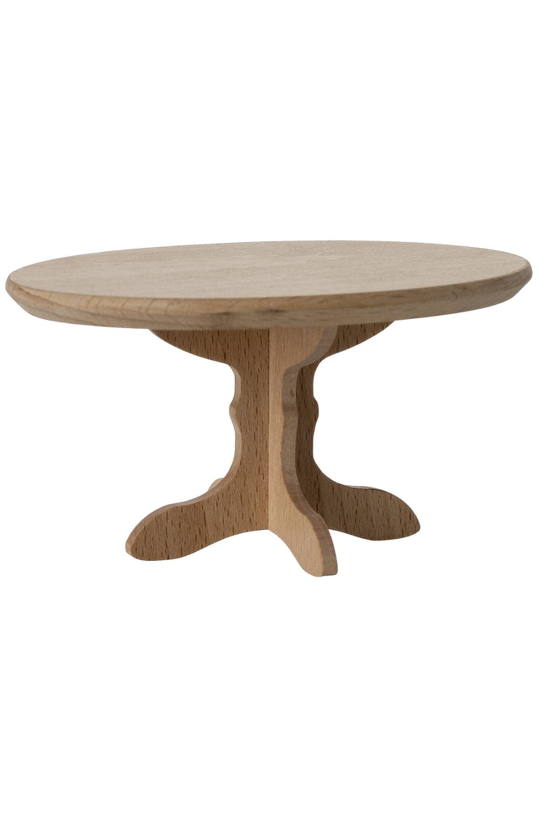 Maileg - Ovalt Spisebord, Mus - Natur - Mouse Furniture Legetøj