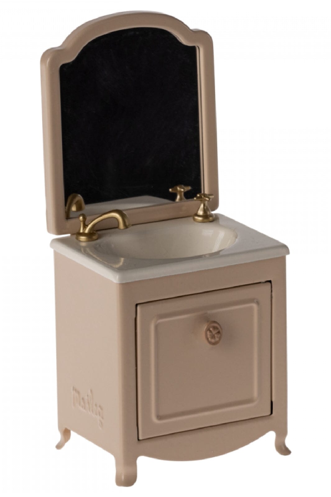 Maileg - Sink Dresser, Mouse - Powder Legetøj