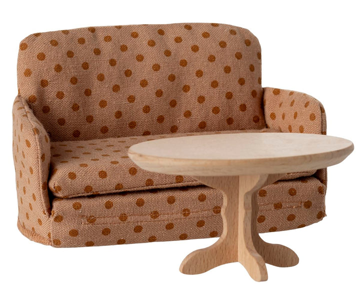 Maileg - Sofa Seng, Mus - Prikker - Mouse Furniture Legetøj