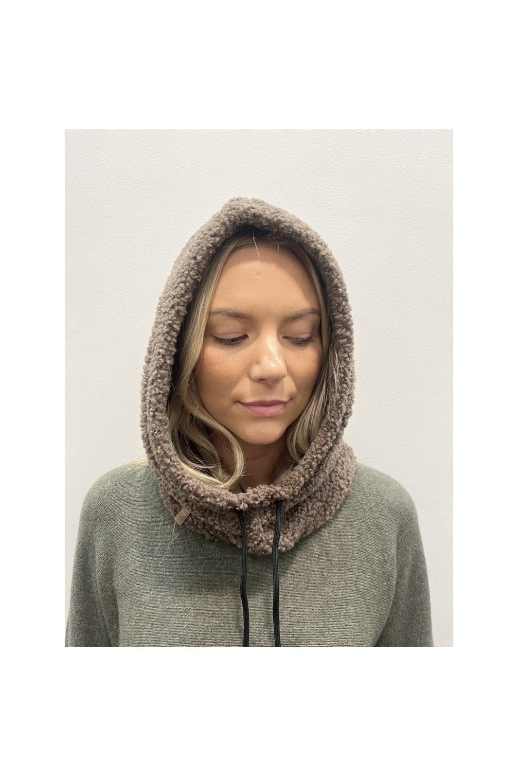 Marta Du Chateau - Mdccleore Teddy Balaclava 172-1400-A - Brown