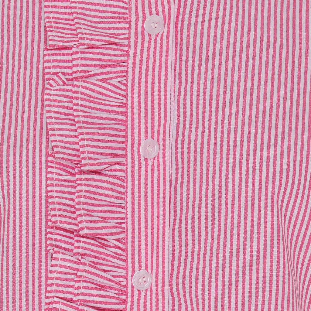 Marta Du Chateau - Mdcfina Shirt - Fuxia Stripe Skjorter 