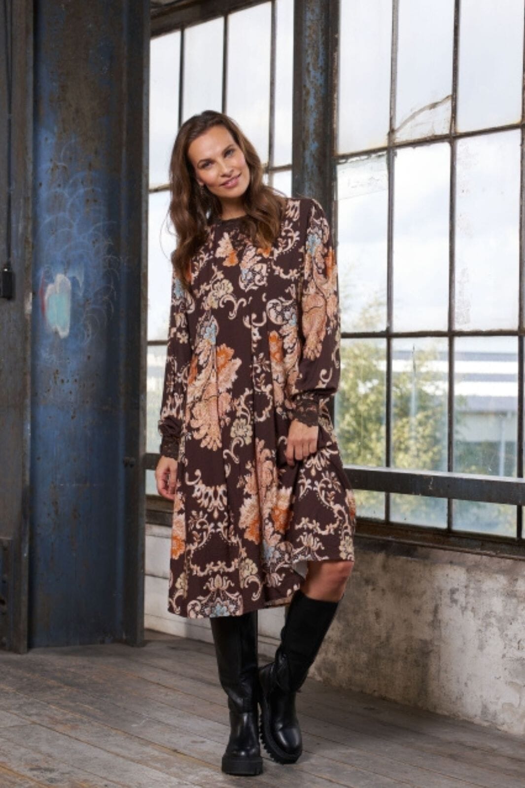 Marta Du Chateau - Mdcparsley Dress 7622 - Marrone2891Tps Kjoler