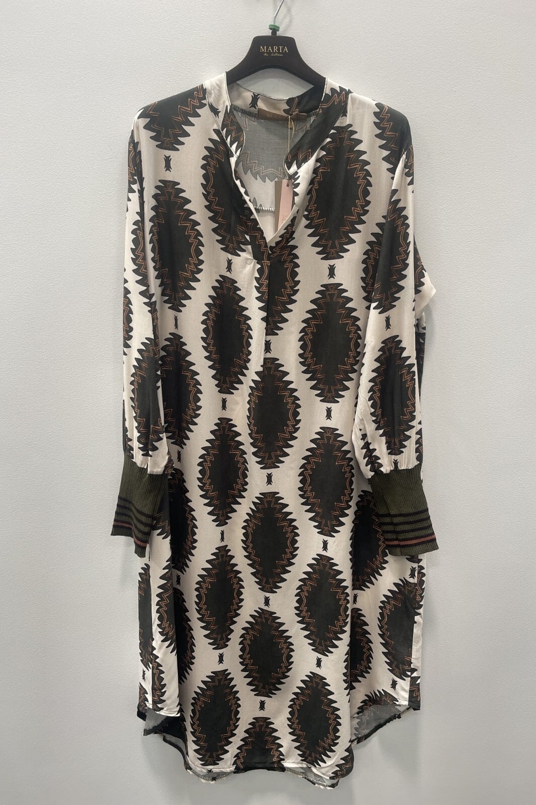 Marta Du Chateau - Mdcskye Dress 25230 - Military Tg384Ba Kjoler