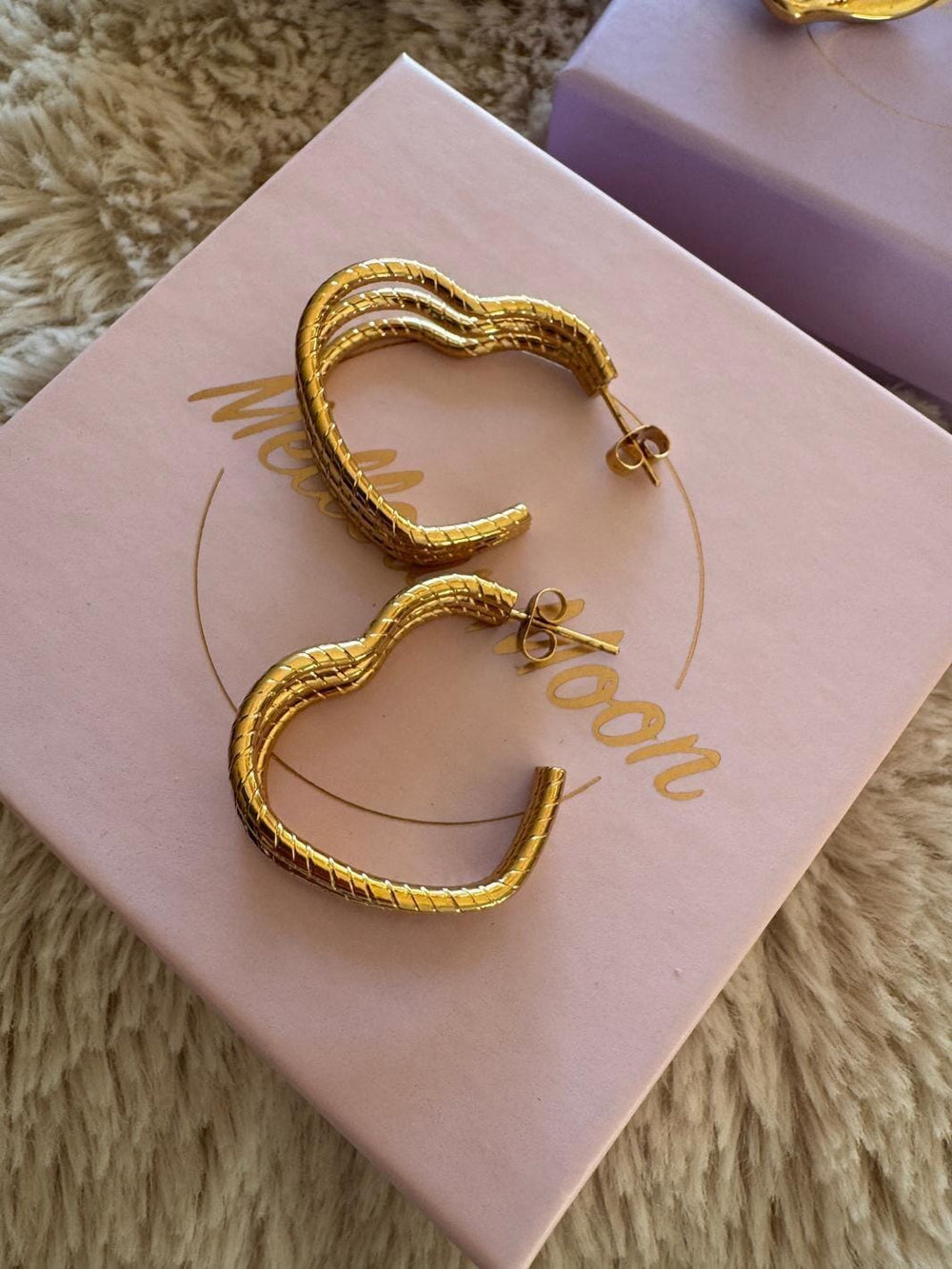 Mellow Moon - Agnes Earring BOUCLE0680006 - Forgyldt Øreringe