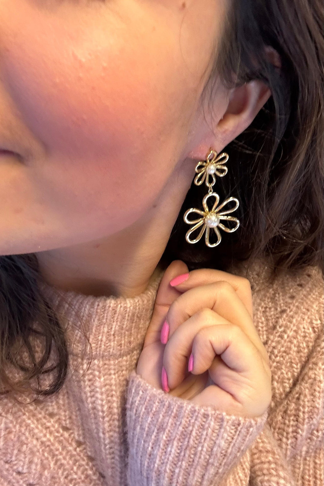 Mellow Moon - Dangling Earrings Bme19520980 - White Øreringe