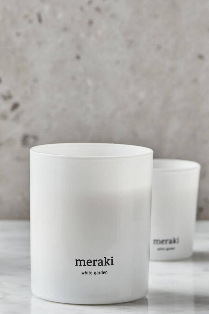Meraki - Duftlys, White garden Duftlys