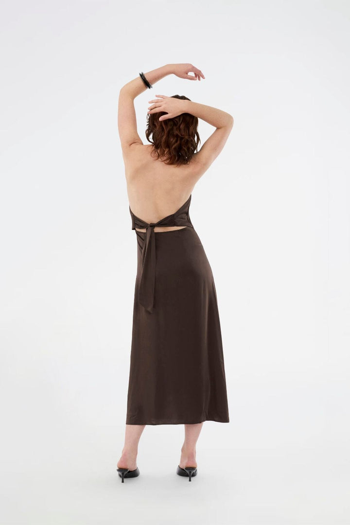 Modström - Timmiemd Dress 59317 - 5508 - Seal Brown Kjoler