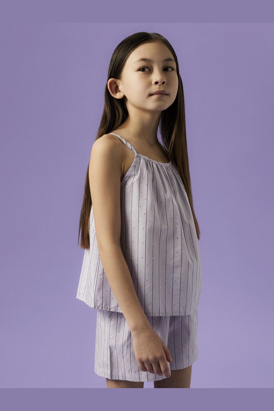 Name It - Nkfjianna Strap Top - 4905854 Misty Lilac