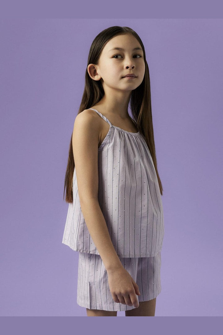 Name It - Nkfjianna Strap Top - 4905854 Misty Lilac