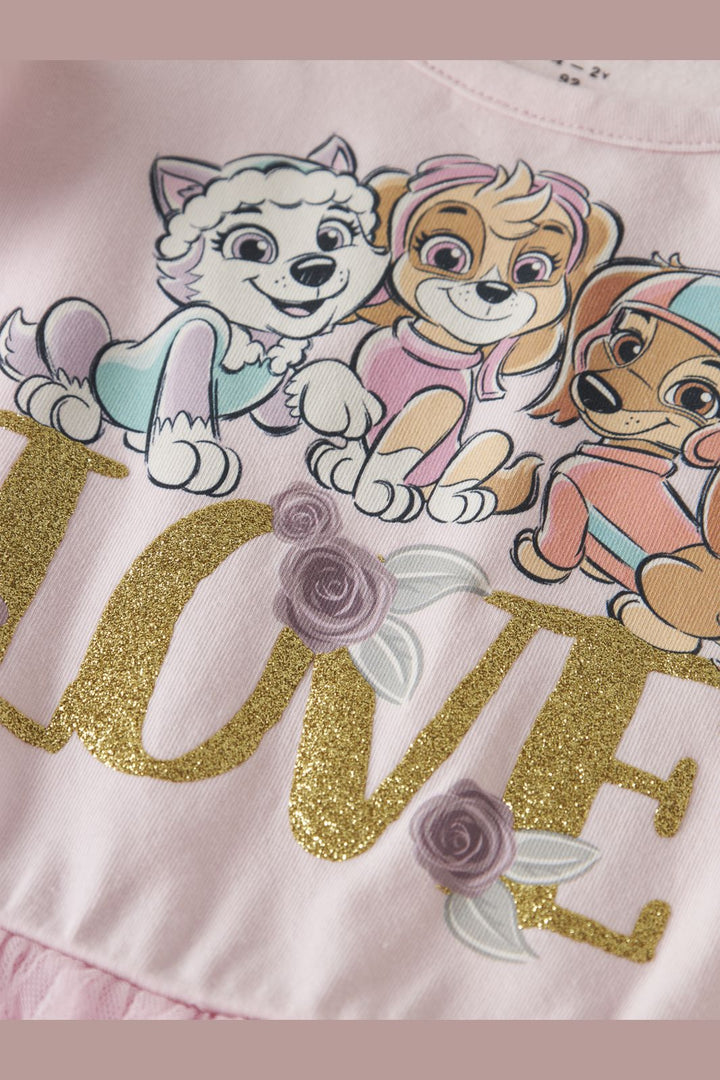 Name It - Nmfmebba Pawpatrol Ss Tulle Dress - 4841836 Ballerina