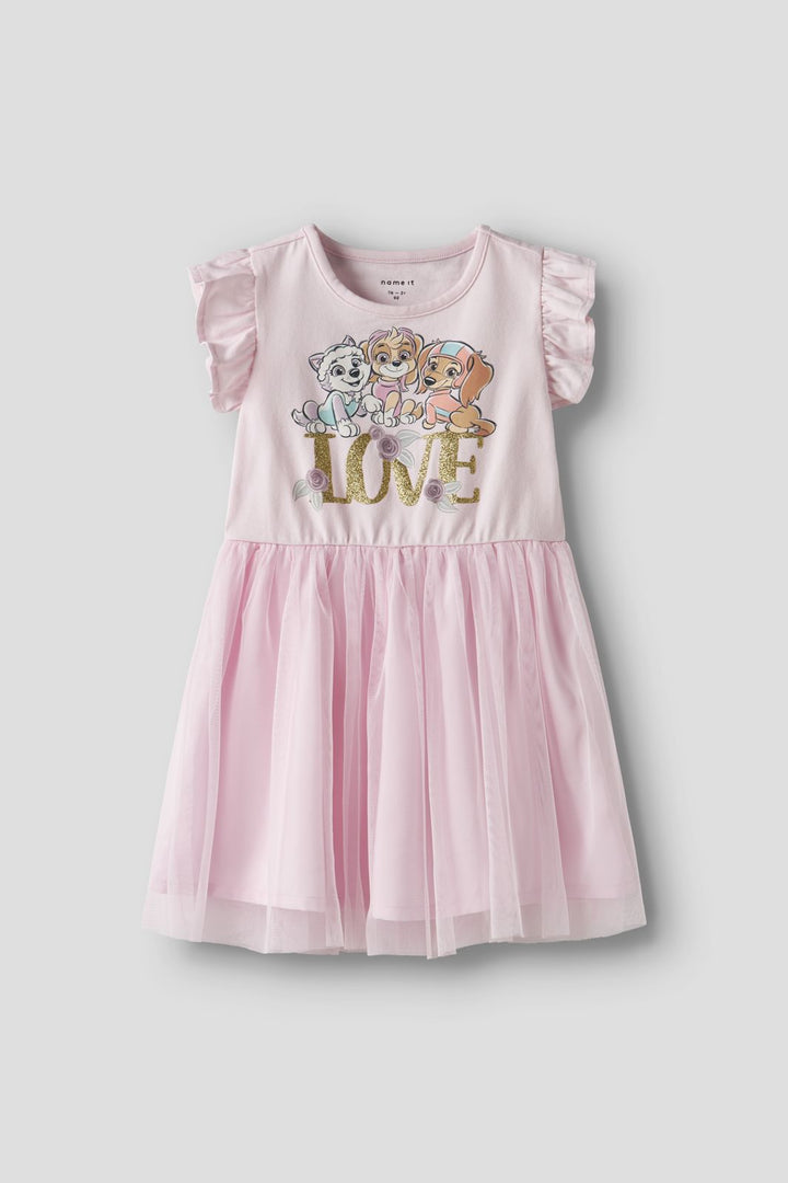 Name It - Nmfmebba Pawpatrol Ss Tulle Dress - 4841836 Ballerina