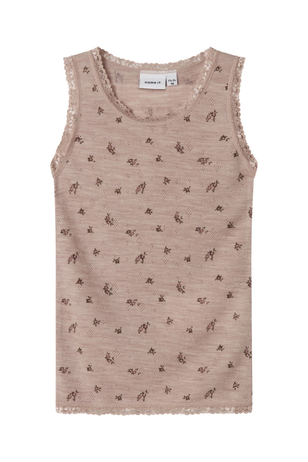 Body Name It Lana NAME IT NBFWANG Wool Needle LS Body W/Collar Maniche Lunghe, Weiß Body Brand Danese Per Bambini