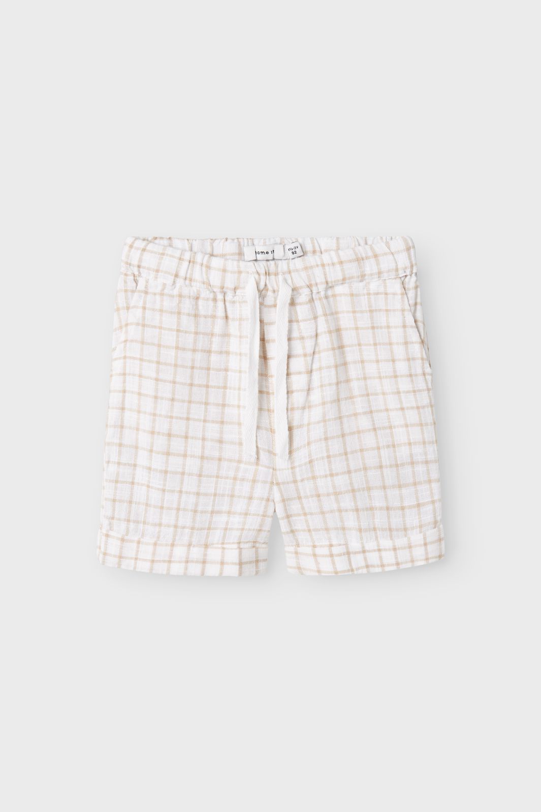 Name It - Nmmhalom Nreg Shorts Box - 4751439 Bright White