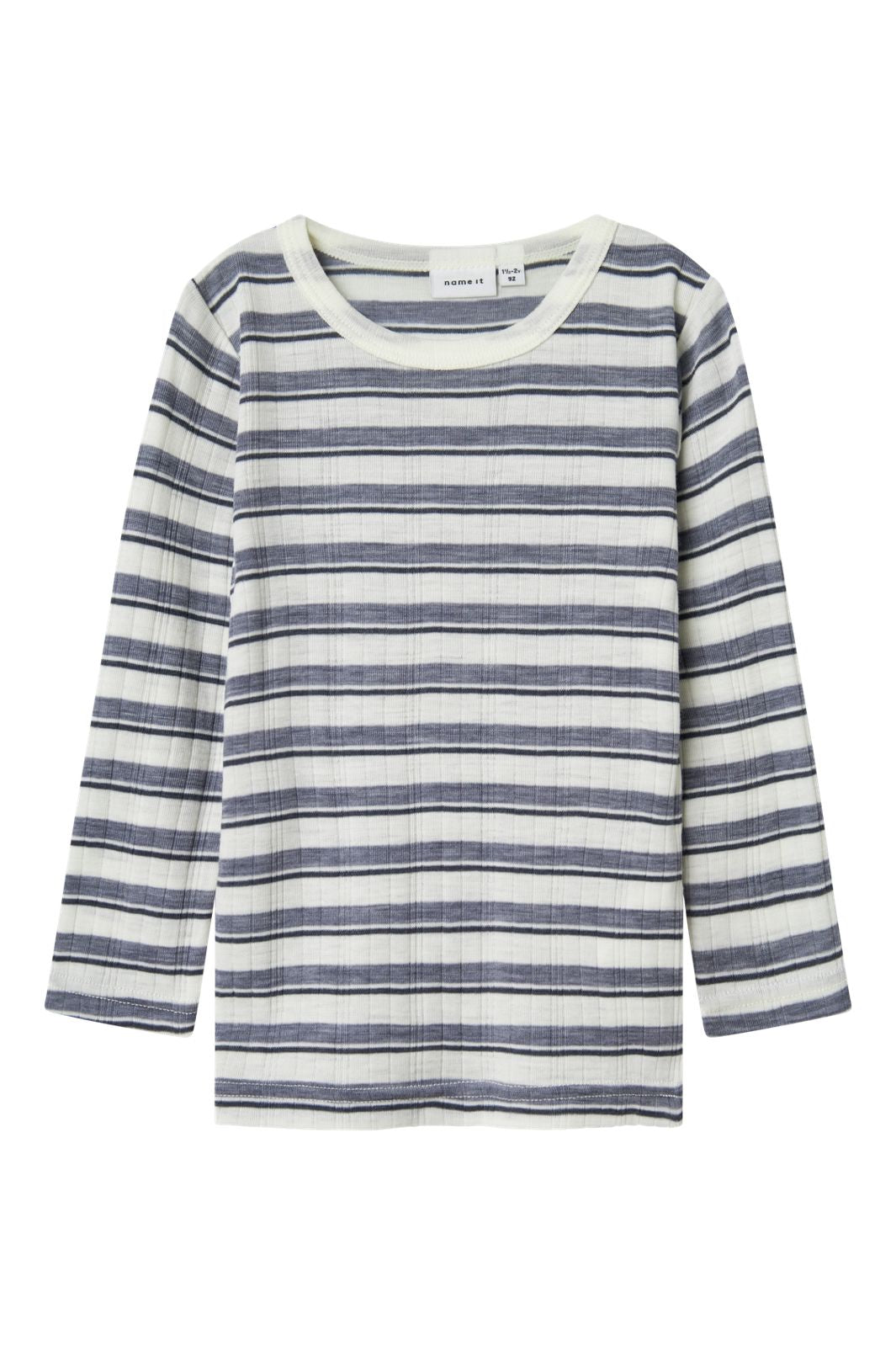 Name it NMNWAX WOOL RIB TOP - Maglietta a manica lunga - ombre blue/blu scuro Name it NMNWAX WOOL RIB TOP - Maglietta a manica lunga - ombre blue/blu scuro