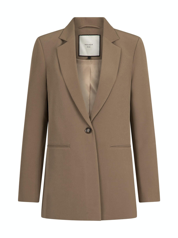 Neo Noir - Avery Suit Blazer - Dusty Brown Blazere
