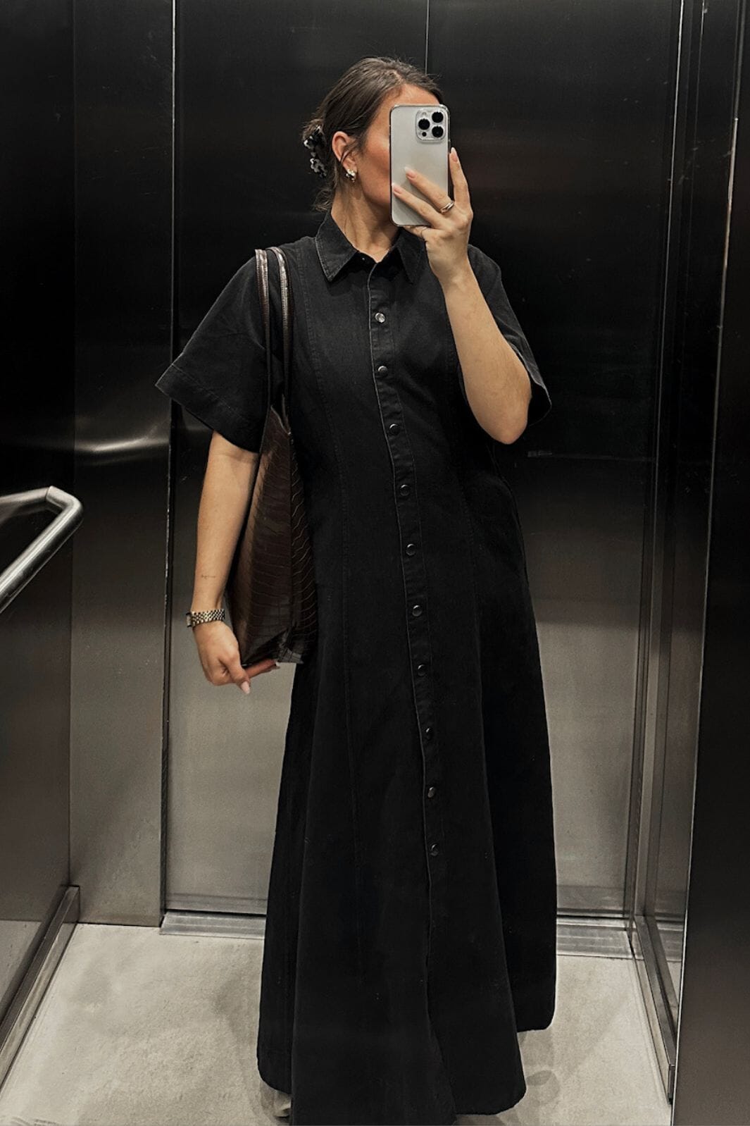 Neo Noir - Sulli Jacquard Dress 165010 - 100 - Black