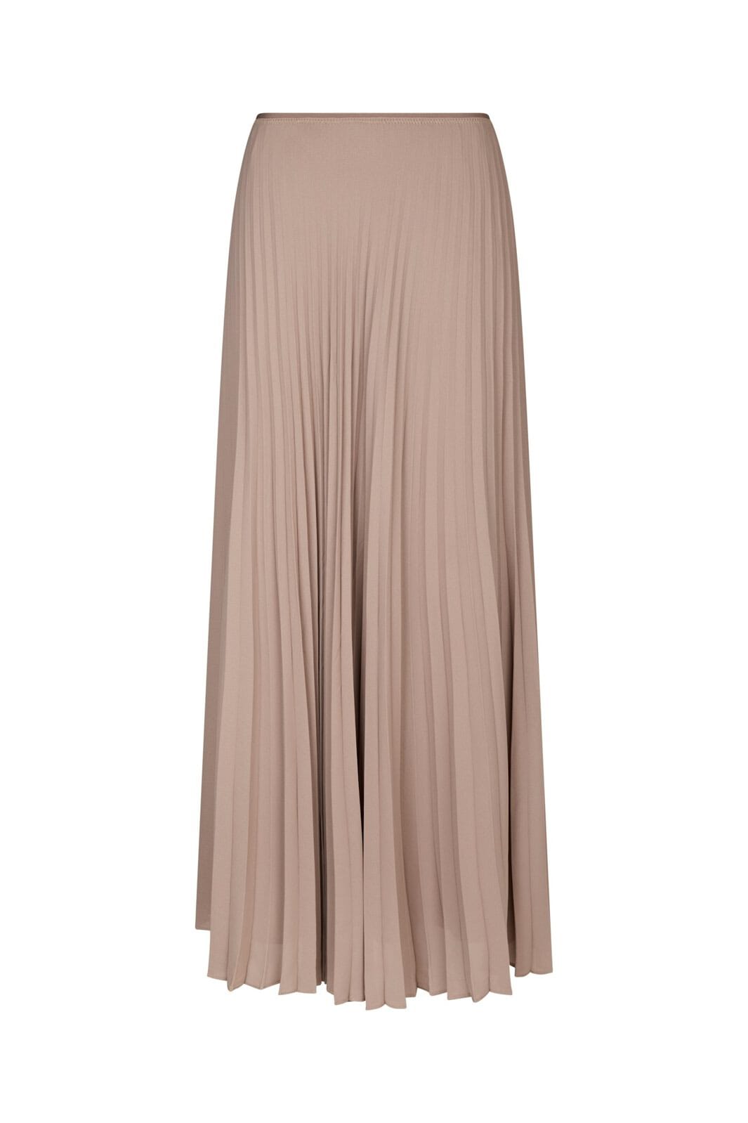 Neo Noir - Boni Simple Plisse Skirt 166495 - 811 - Dark Taupe