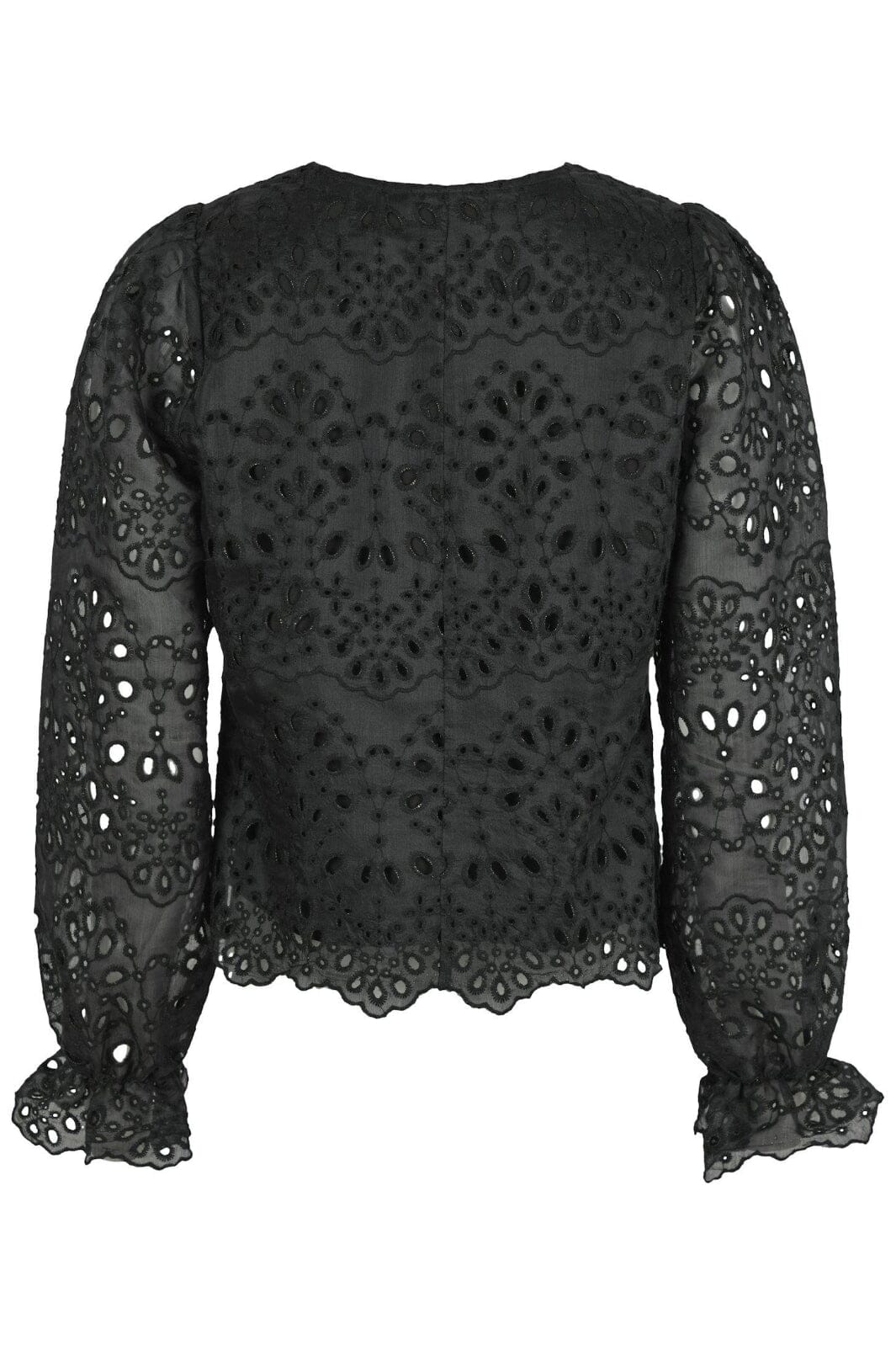 Neo Noir - Candice Embroidery Blouse 163848 - Black Bluser