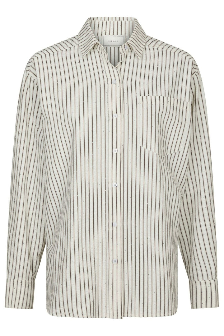 Neo Noir - Dalma Crepe Stone Shirt 165697 - 210 - Brown