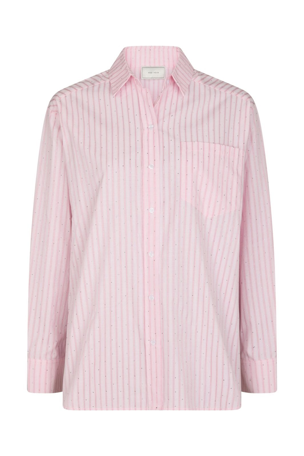 Neo Noir - Dalma Soft Stripe Stone Shirt 166553 - 170 - Pink