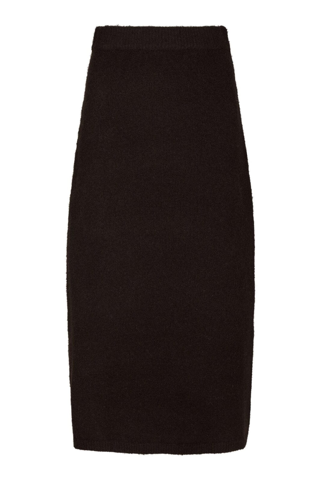 Neo Noir - Hynne Knit Skirt 165392 - 676 - Dark Brown
