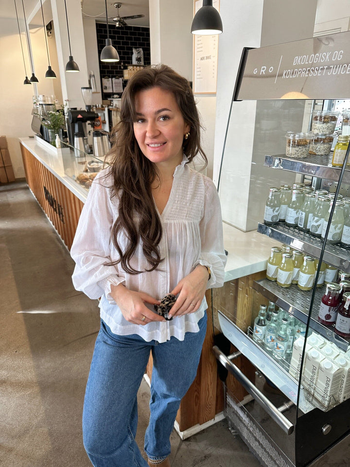 Neo Noir - Jill S Voile Blouse - White Bluser