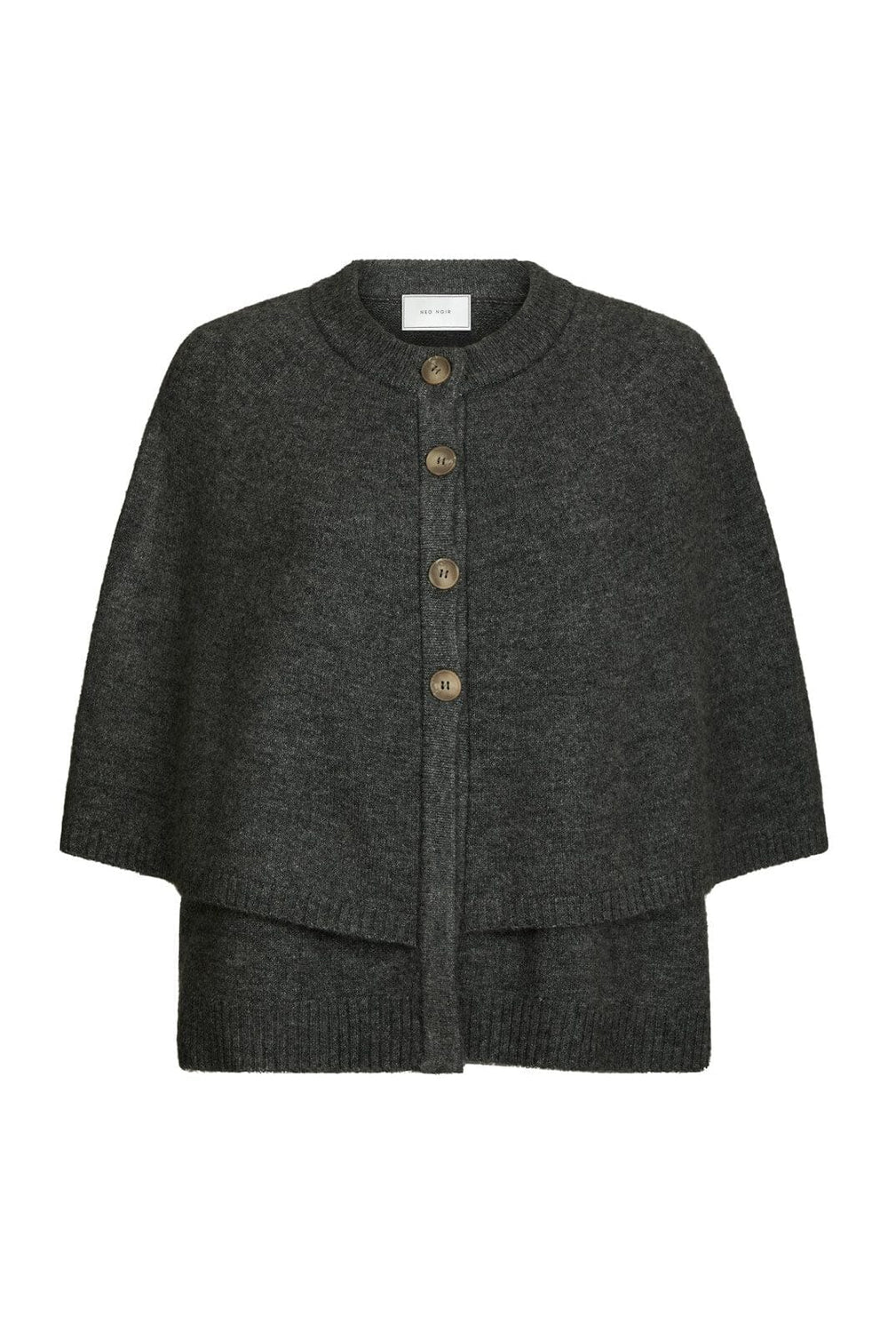 Neo Noir - Josei Double Knit Cape 165798 - 130 - Grey