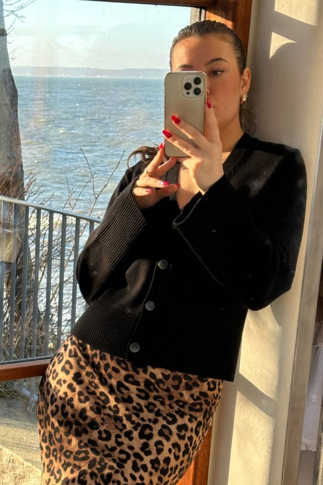 Neo Noir - Lotta Knit Cardigan - Black Cardigans