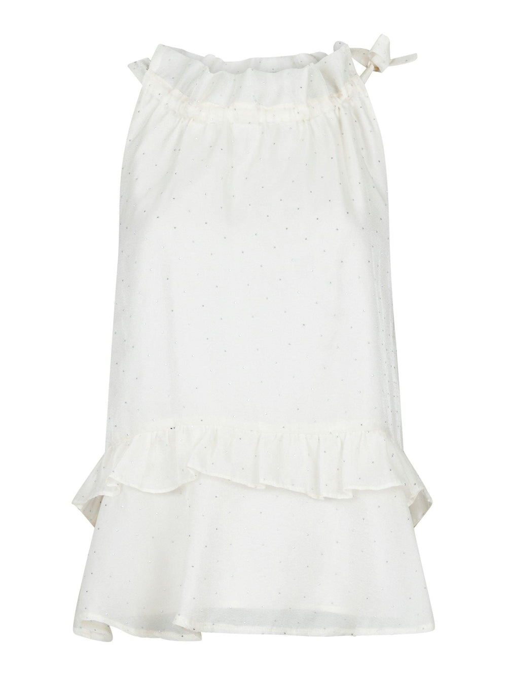 Neo Noir - Margy Bedazzled Top - Creme Toppe 