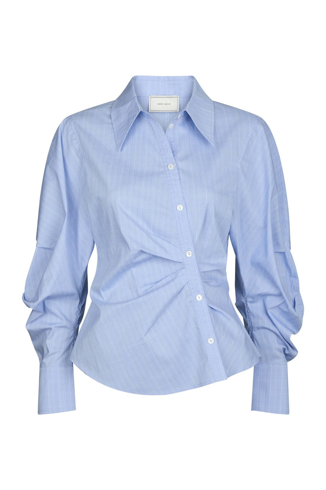 Neo Noir - Neoella Flannel Shirt 166080 - 145 - Light Blue