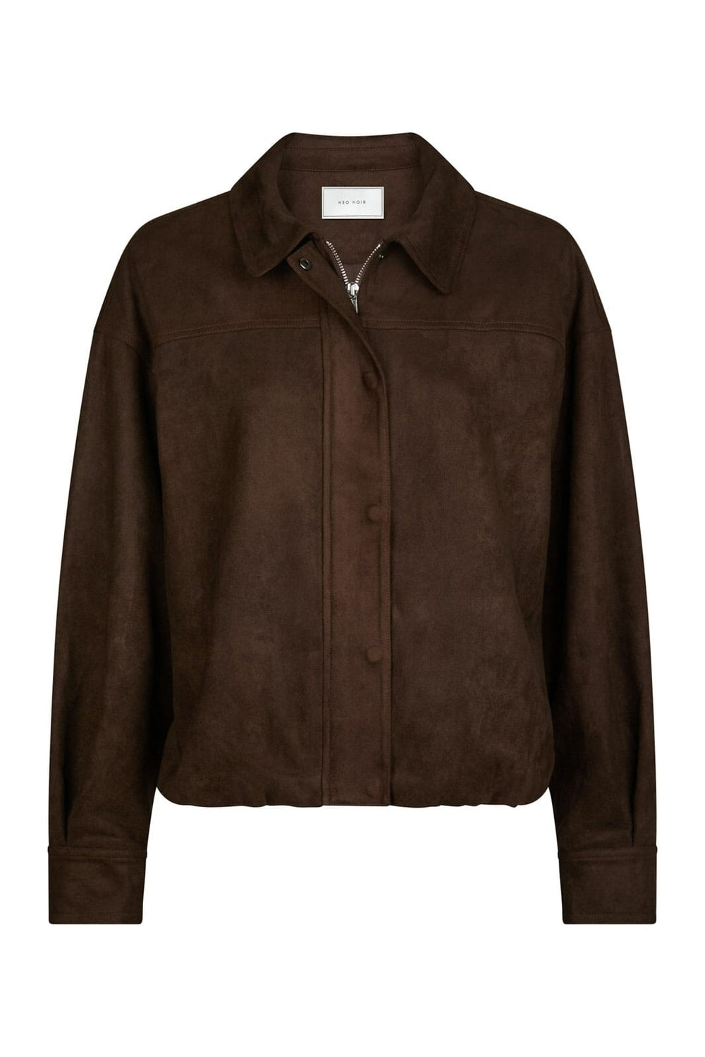 Neo Noir - Rubby Faux Suede Jacket 166554 - 676 - Dark Brown