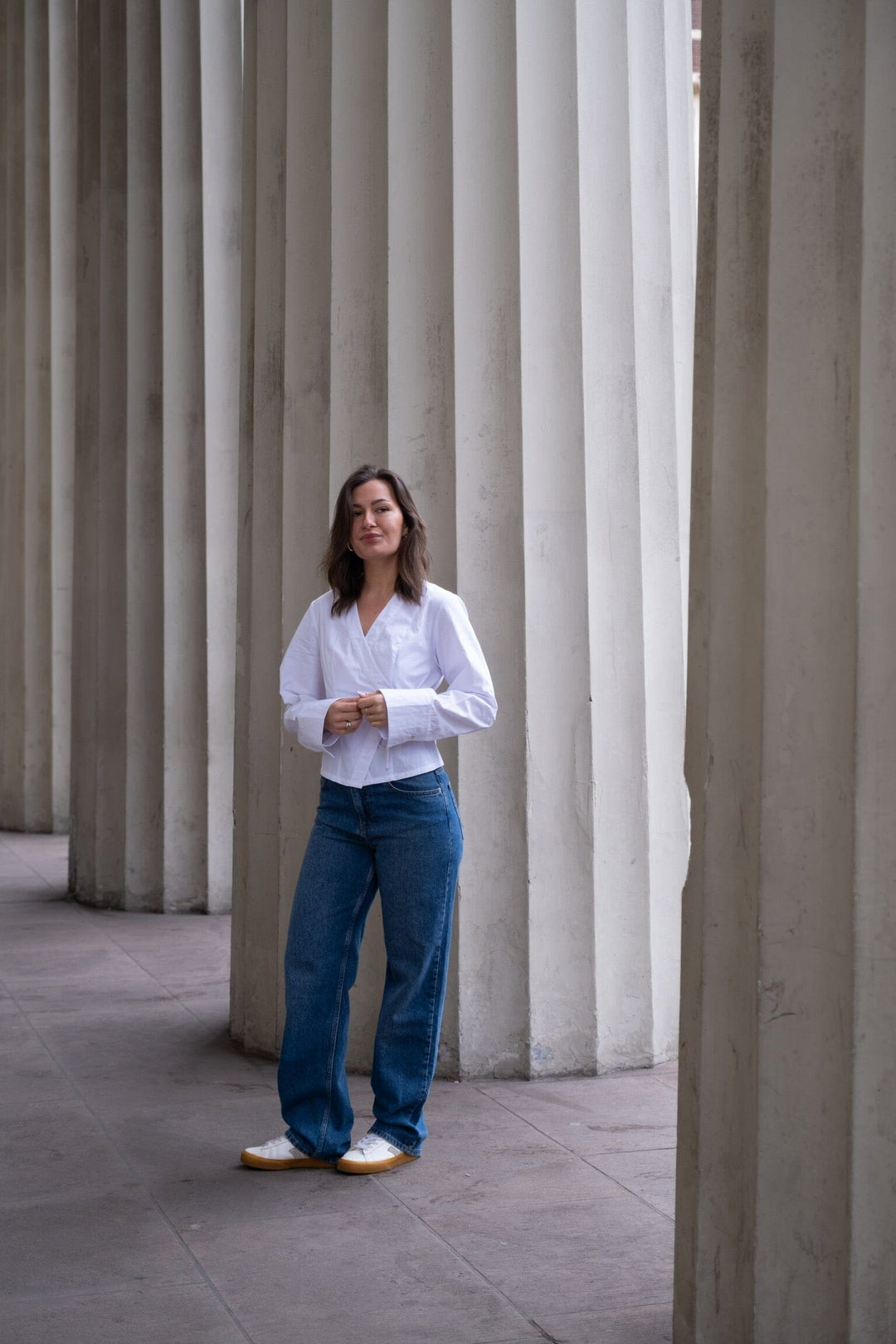 Neo Noir - Salvia Poplin Shirt 165520 - 120 - White Skjorter