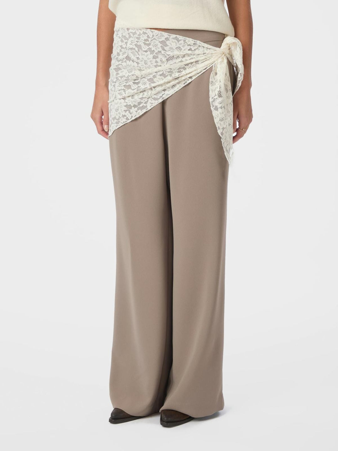 Neo Noir - Serina Lace Scarf 168194 - 122 - Creme Tørklæder