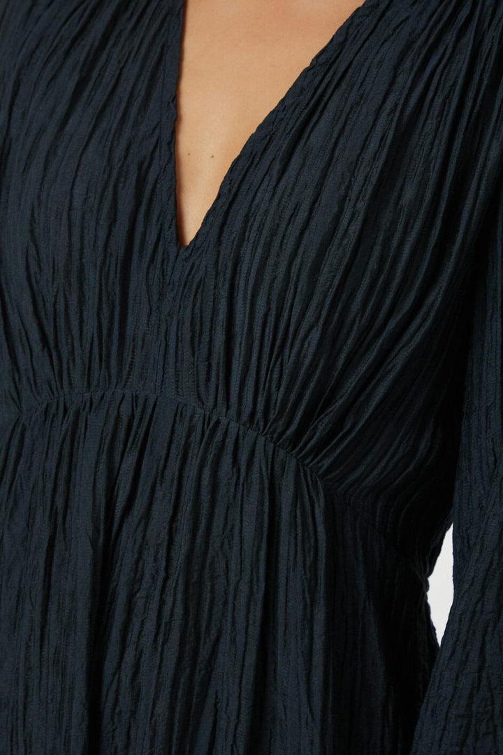 Neo Noir - Silfi Crepe Dress 166670 - 141 - Navy