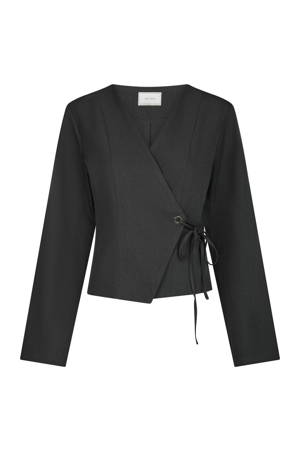 Neo Noir - Simmi Eyelet Blouse 166960 - 104 - Dark Grey