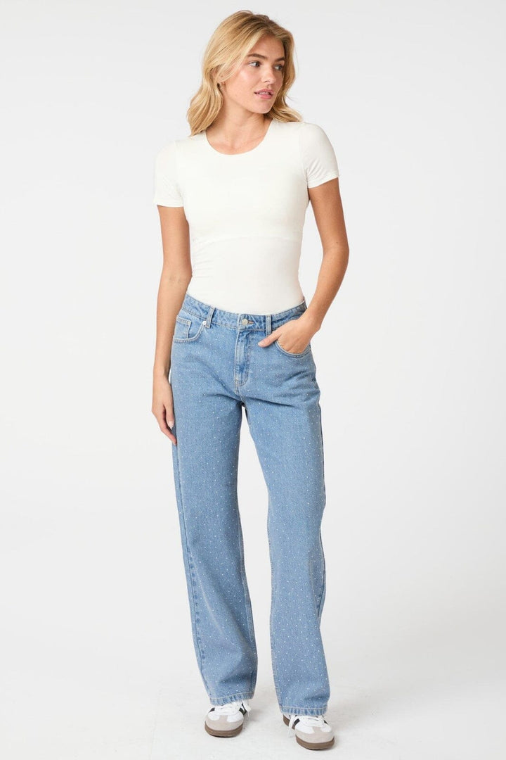 Neo Noir - Verna Jersey Tee 162048 - Off White T-shirts