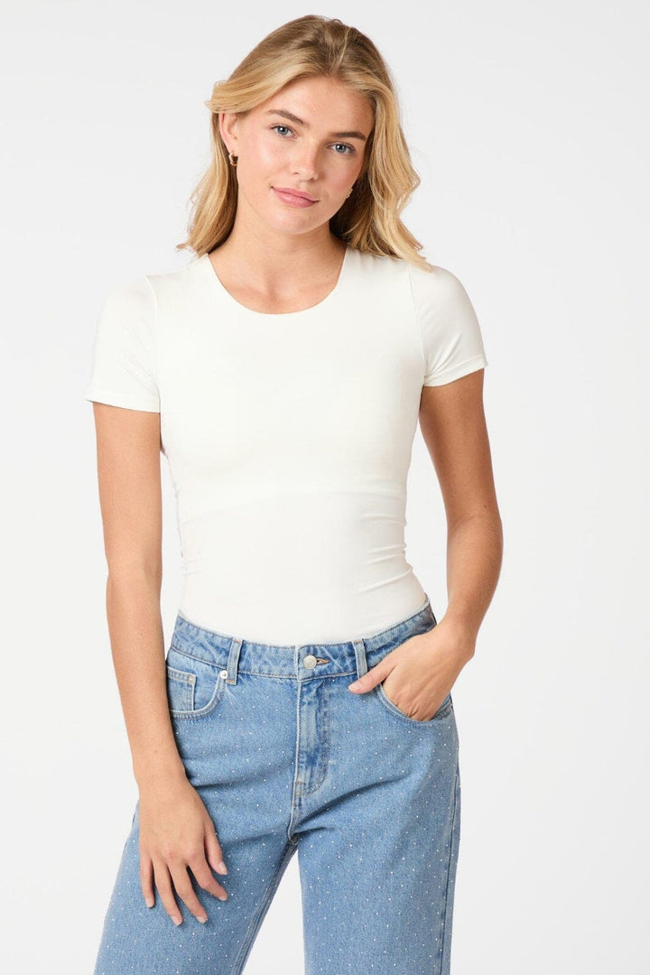 Neo Noir - Verna Jersey Tee 162048 - Off White T-shirts