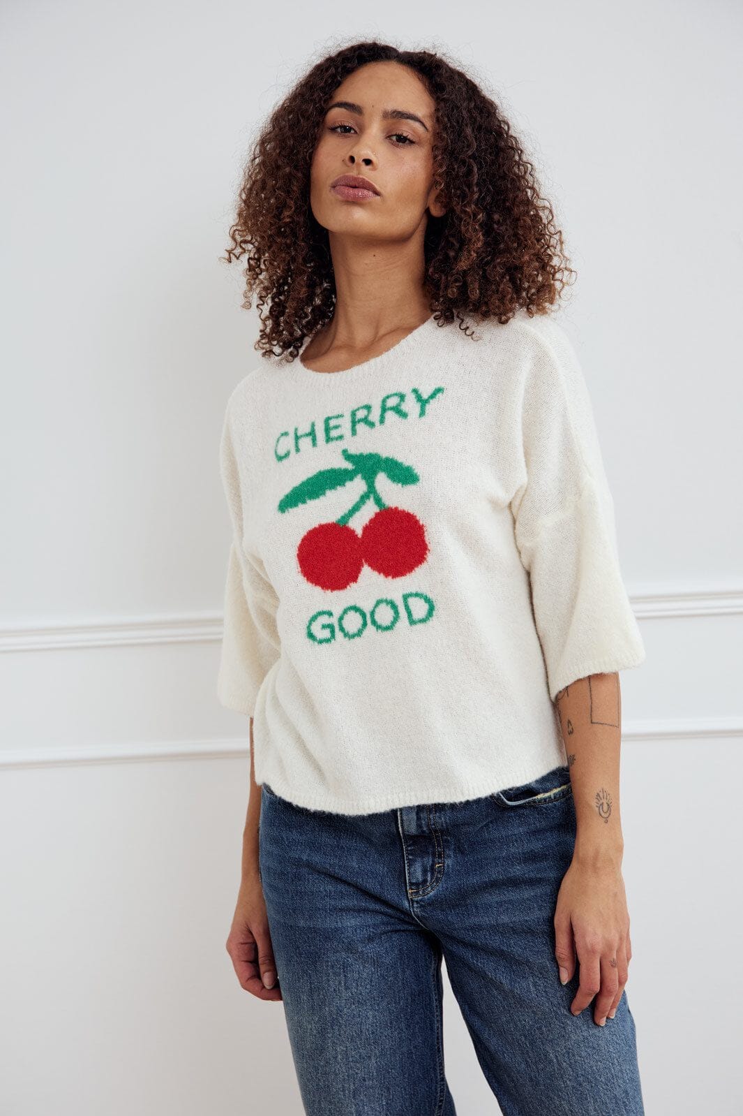 Noella - Cherry Good Knit 14010001 - 974 - Ivory