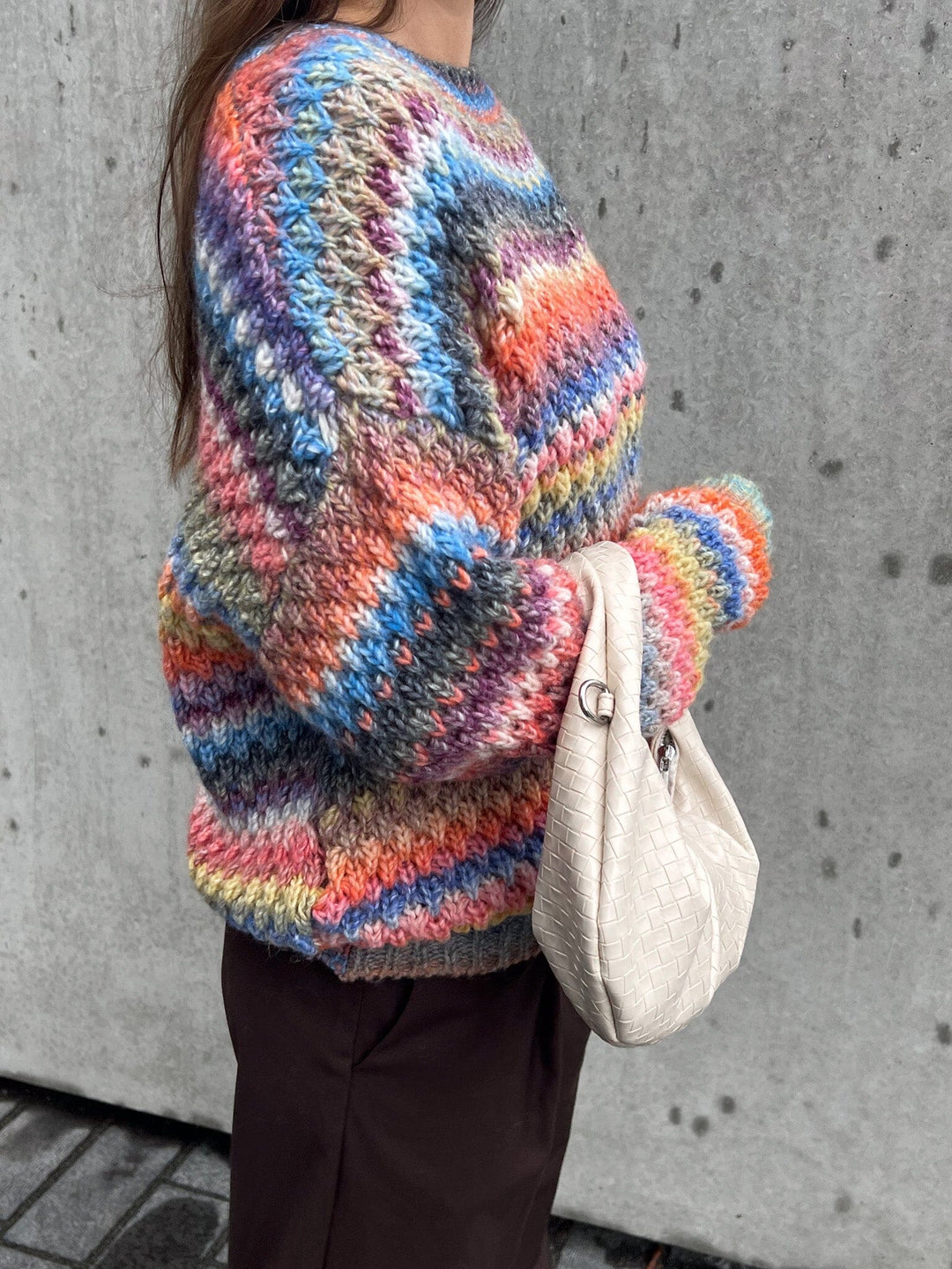 Noella - Gio Sweater - Multi Mix Strikbluser