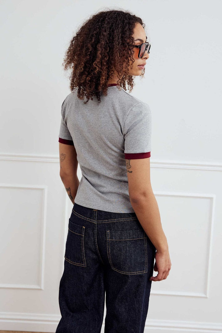 Noella - Gossip T-Shirt 14120001 - 972 - Medium Grey Mel.