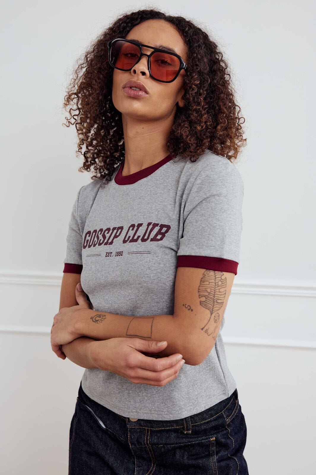 Noella - Gossip T-Shirt 14120001 - 972 - Medium Grey Mel.