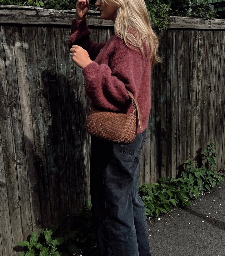 Noella - Kae Knit Cardigan 12940084 - 1285 - Rust Cardigans