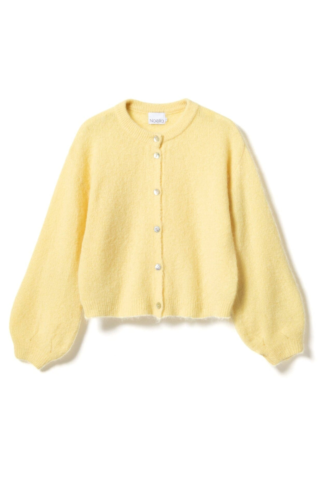 Noella - Kae Knit Cardigan 12940084 - 260 - Light Yellow Cardigans